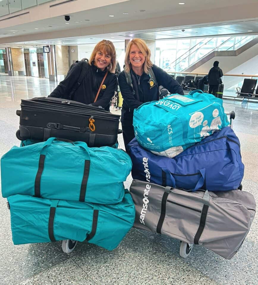 2026 Sue and Lynn at the airport