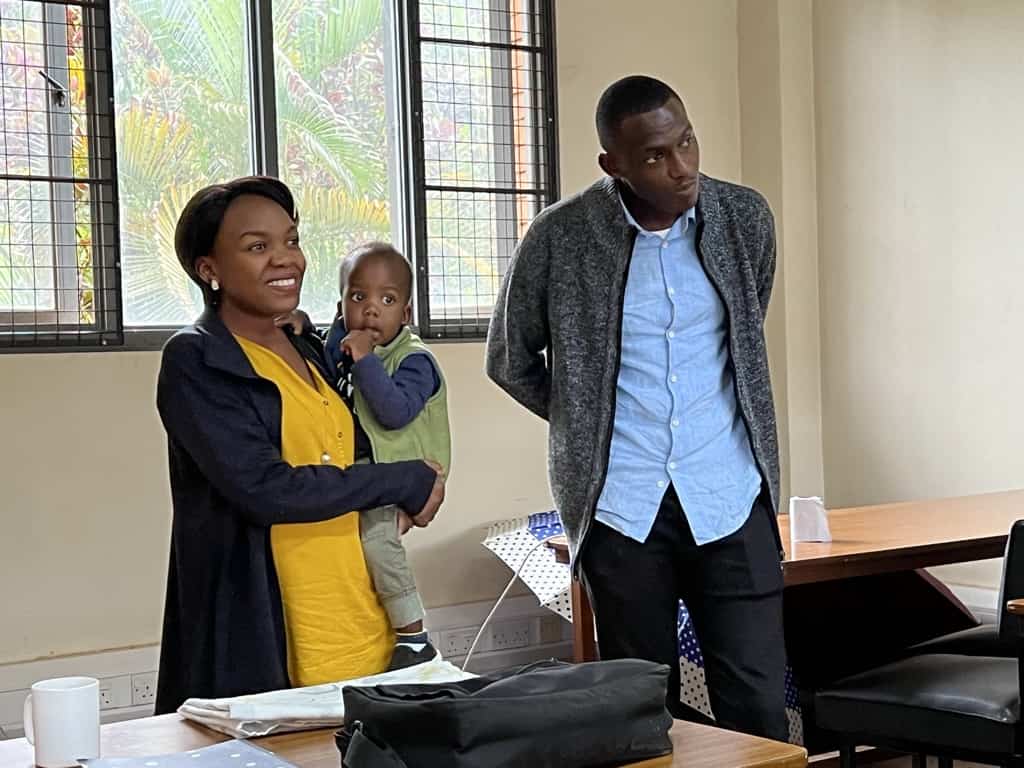 Treasure and Moses, and their son Njuba